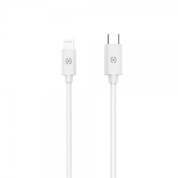 - Kabel - USB-C till Lightning - 1m Vit