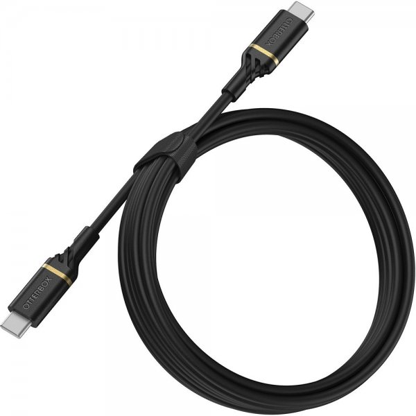 - Kabel - USB-C till USB-C - 2m Black Shimmer