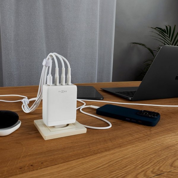 - Laddare - GaN100 3xUSB-C & 1xUSB-A