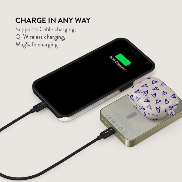 - Powerbank - MagSafe 5000 mAh - Love Me Right - Gold