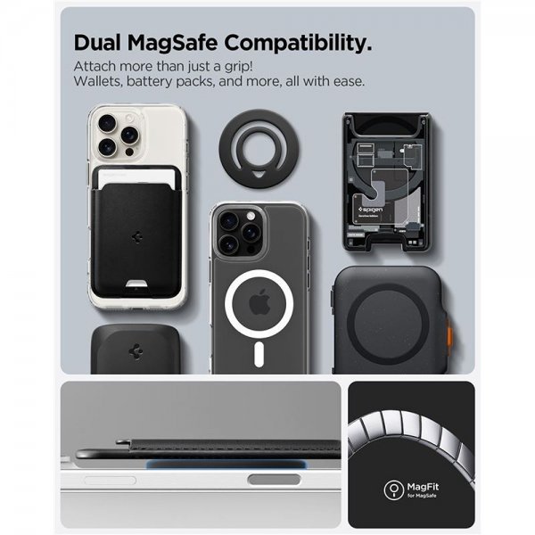 - Mobilhållare - Dual Pop MagSafe - Svart