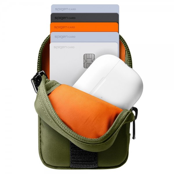- Portable Organizer Pouch Snap Zip MagFit - Olive Green