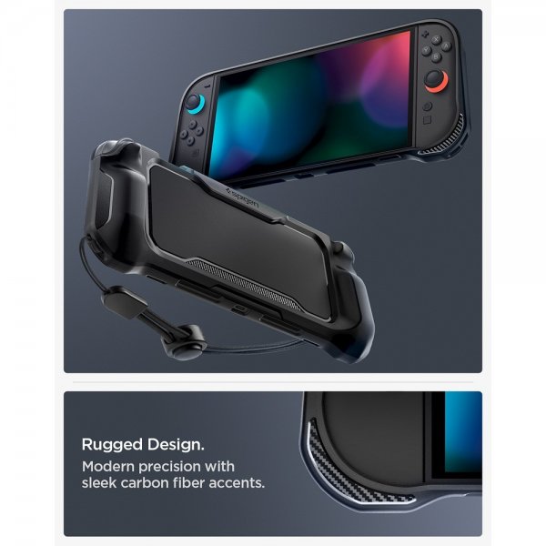 - Nintendo Switch 2 - Skal - Rugged Armor - Matte Black