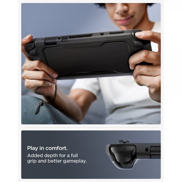- Nintendo Switch 2 - Skal - Rugged Armor - Matte Black