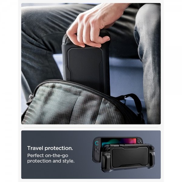 - Nintendo Switch 2 - Skal - Rugged Armor - Matte Black