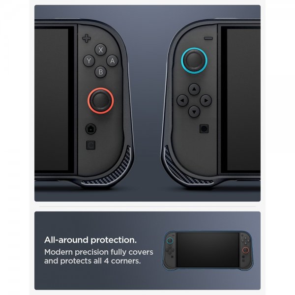 - Nintendo Switch 2 - Skal - Rugged Armor - Matte Black