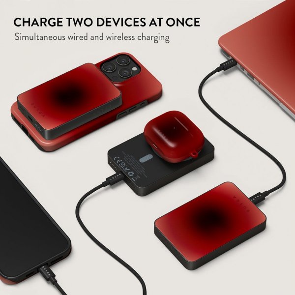 - Powerbank - MagSafe 5000 mAh - No Talking - Metallgrå