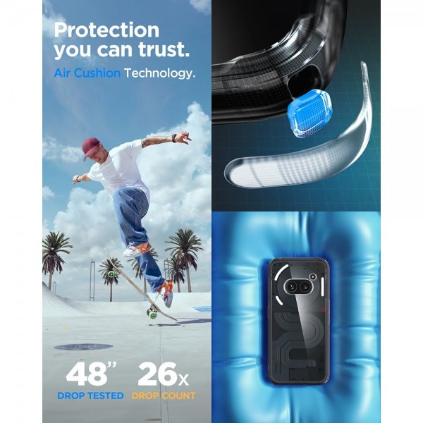 - Nothing Phone (2a) - Skal - Ultra Hybrid - Space Crystal