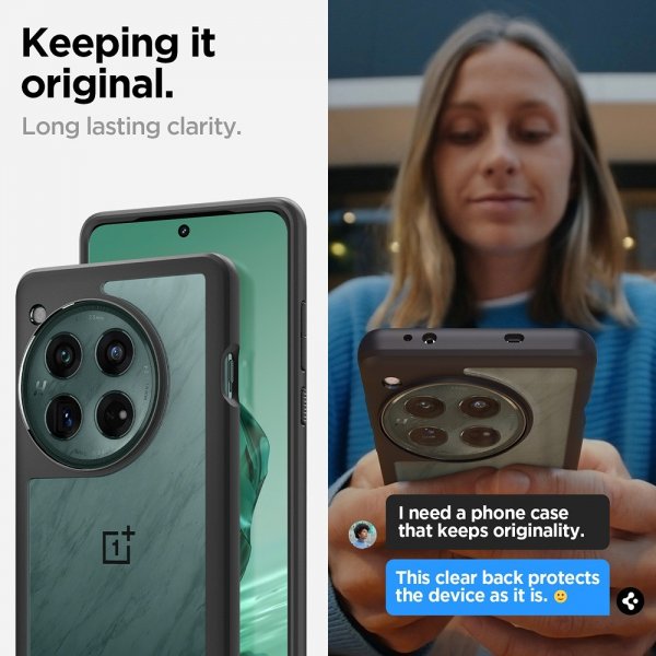 - OnePlus 12 - Skal - Ultra Hybrid - Matte Black