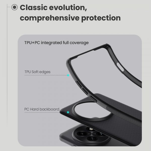 - OnePlus 13 - Skal - Super Frosted Shield Pro MagSafe - Svart