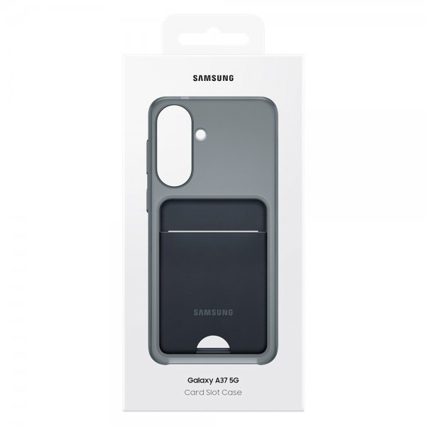 - Samsung Galaxy A37 - Skal - Card Slot Case - Svart