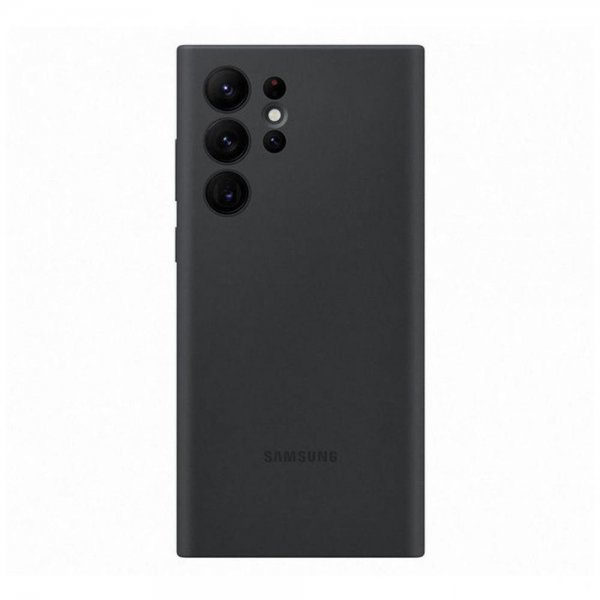 - Samsung Galaxy S22 Ultra - Skal - Silicone Cover - Svart