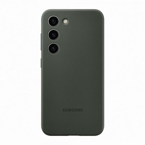 - Samsung Galaxy S23 - Skal - Silicone Cover - Khaki