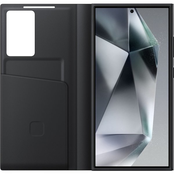 - Samsung Galaxy S24 Ultra - Fodral - Smart View Wallet Case - Svart