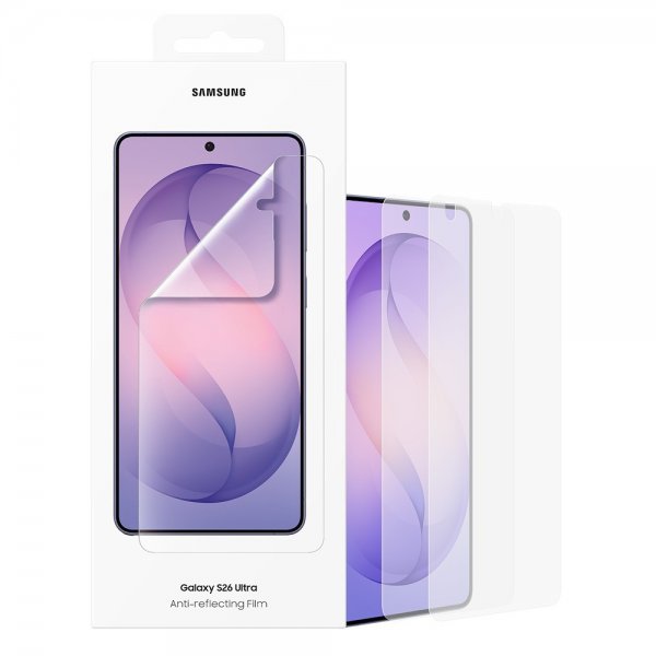 - Samsung Galaxy S26 Ultra - Skärmskydd - Anti-reflecting Film - 2-pack