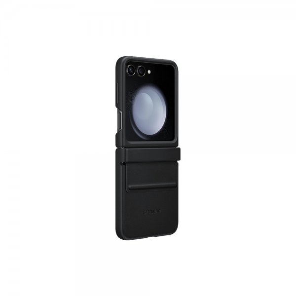 - Samsung Galaxy Z Flip 5 - Skal - Flap Eco-Leather Case - Svart