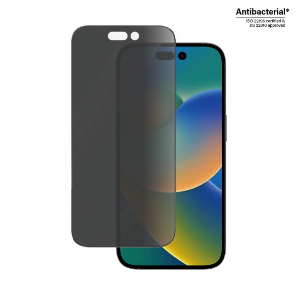 - iPhone 14 Pro - Skärmskydd - Ultra-Wide Fit Privacy EasyAligner