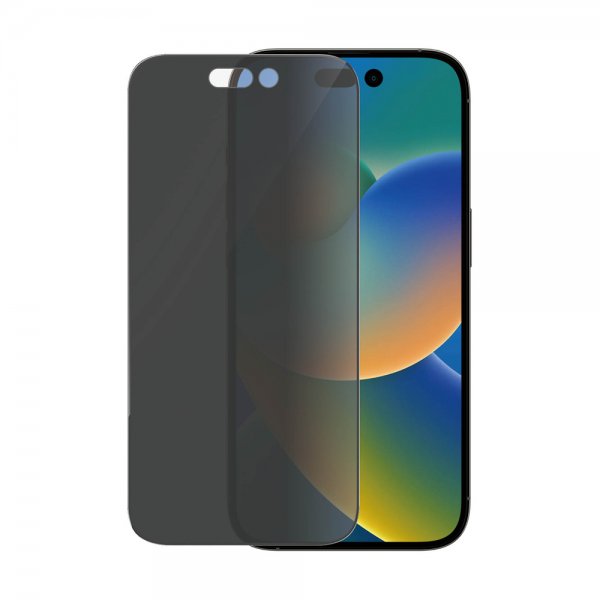 - iPhone 14 Pro - Skärmskydd - Ultra-Wide Fit Privacy EasyAligner