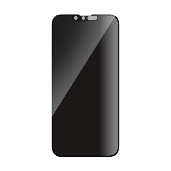 - iPhone 13/13 Pro/14/16e/17e - Skärmskydd - Ultra-Wide Fit Privacy EasyAligner