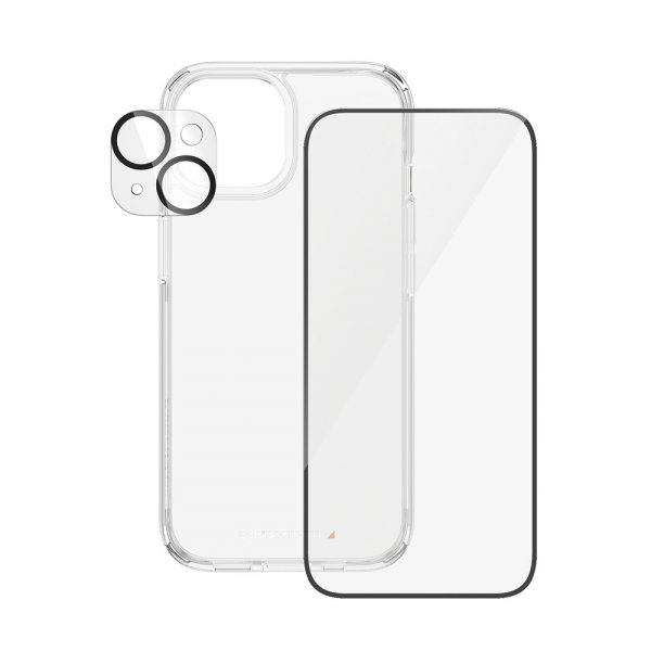 - iPhone 15 - Skärmskydd & Skal & Kameraskydd - 3-in-1 Bundle Set