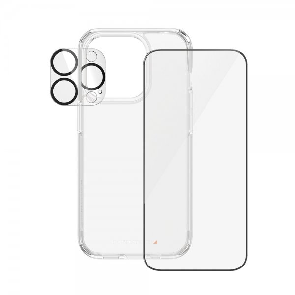 - iPhone 15 Pro - Skärmskydd & Skal & Kameraskydd - 3-in-1 Bundle Set