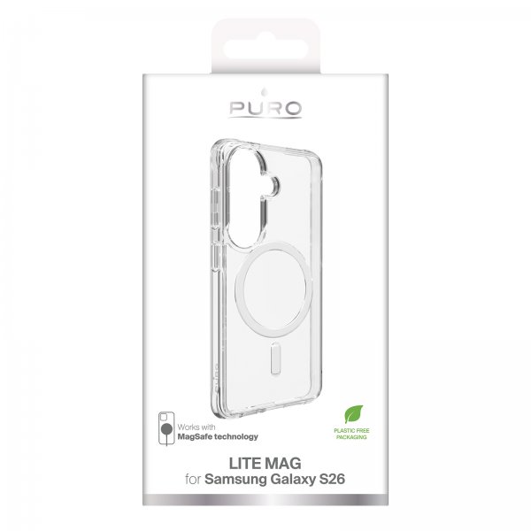 - Samsung Galaxy S26 - Skal - Lite Mag - Transparent