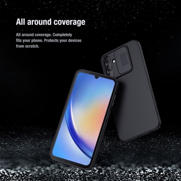 - Samsung Galaxy A25 - Skal - CamShield - Svart