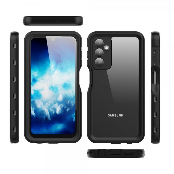 - Samsung Galaxy A25 - Skal - Vattentåligt IP68 - Svart