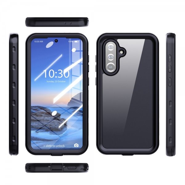 - Samsung Galaxy A36/Galaxy A37 - Skal - Vattentåligt IP68 - Svart