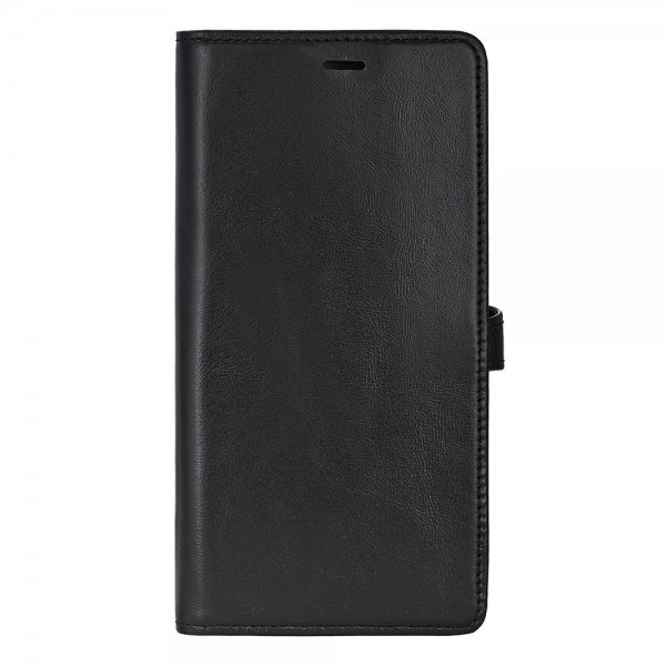- Samsung Galaxy A37 - Fodral - 2-i-1 Äkta Läder 3 Kortfack - Svart