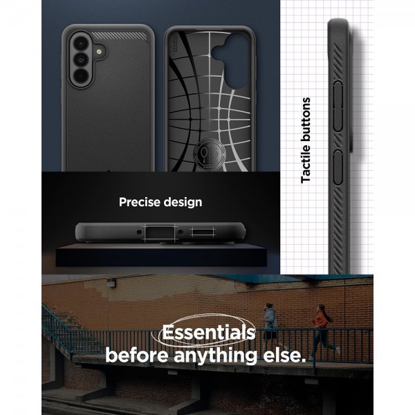 - Samsung Galaxy A37 - Skal - Rugged Armor - Matte Black