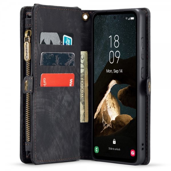 - Samsung Galaxy A55 - Fodral - 008 Series Löstagbart Skal - Svart