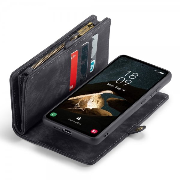 - Samsung Galaxy A55 - Fodral - 008 Series Löstagbart Skal - Svart