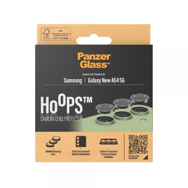 - Samsung Galaxy A55 - Kameraskydd - Hoops