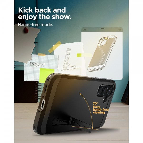 - Samsung Galaxy A56 - Skal - Tough Armor - Svart