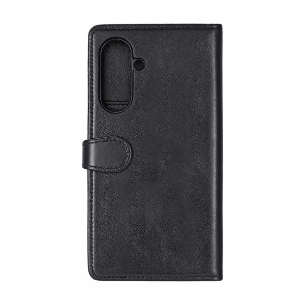 - Samsung Galaxy A57 - Fodral - 2-i-1 Äkta Läder 3 Kortfack - Svart