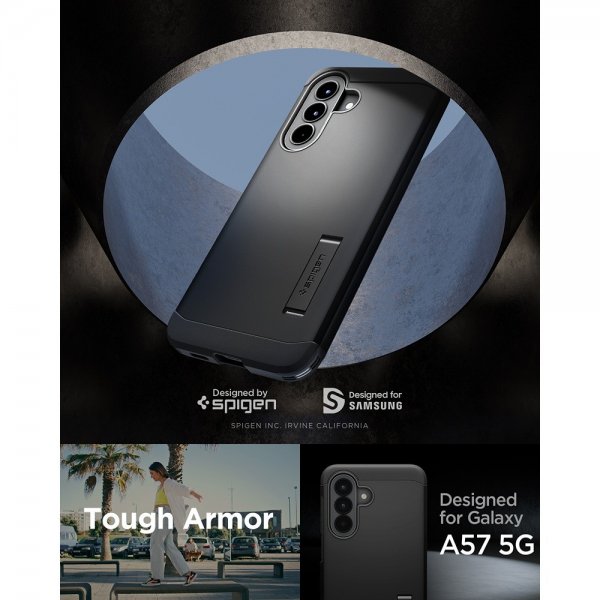- Samsung Galaxy A57 - Skal - Tough Armor - Svart