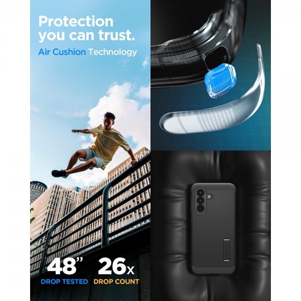 - Samsung Galaxy A57 - Skal - Tough Armor - Svart