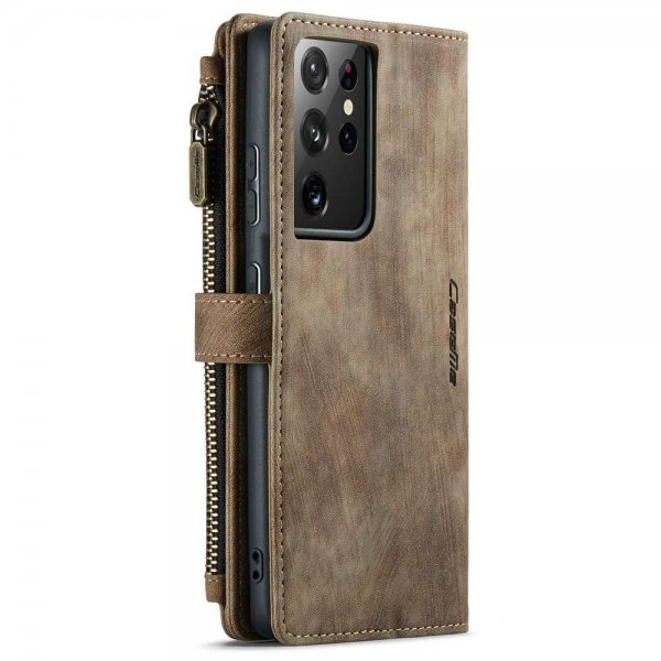 - Samsung Galaxy S21 Ultra - Fodral - C30 Series - Brun