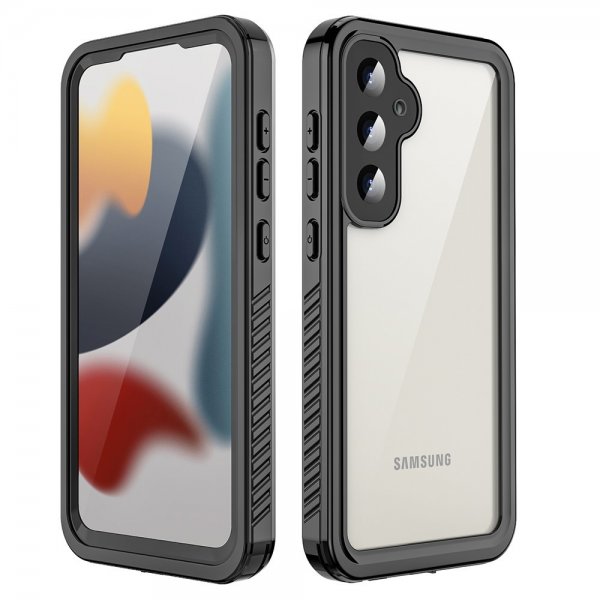 - Samsung Galaxy S23 FE - Skal - Vattentåligt IP68 - Svart