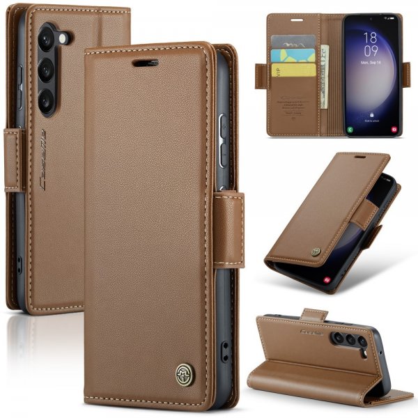 - Samsung Galaxy S23 - Fodral - 023 Series - Brun