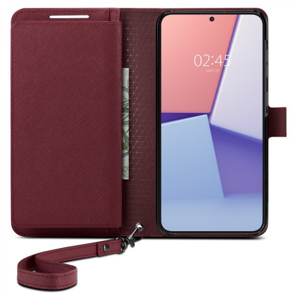 - Samsung Galaxy S23 Plus - Fodral - Wallet S Plus - Burgundy