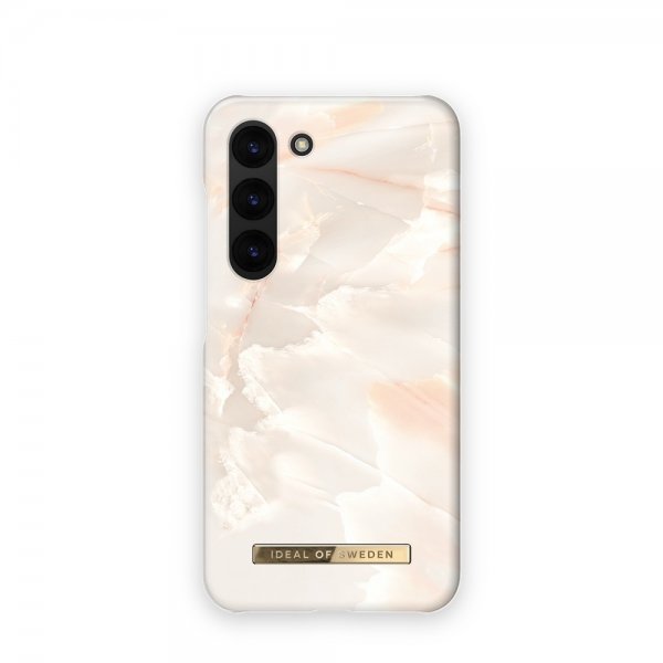 - Samsung Galaxy S23 Plus - Skal - Fashion Case - Rose Pearl Marble