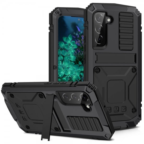 - Samsung Galaxy S23 Plus - Skal - Metall Stöttåligt - Svart