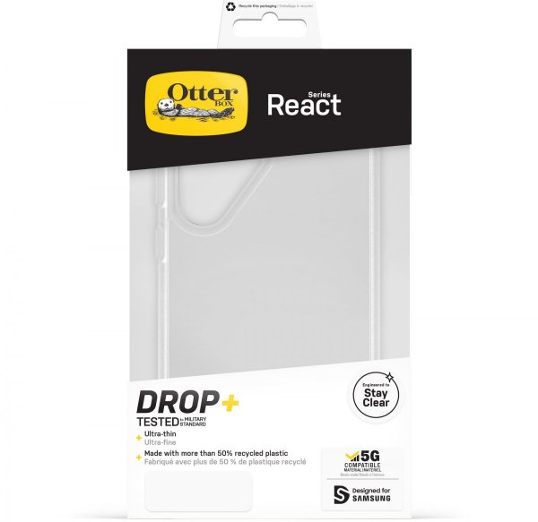 - Samsung Galaxy S23 Ultra - Skal - React - Transparent