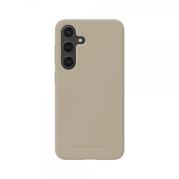 - Samsung Galaxy S24/Galaxy S25 - Skal - Silicone Case MagSafe - Beige