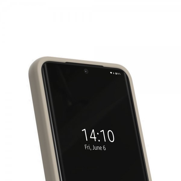 - Samsung Galaxy S24/Galaxy S25 - Skal - Silicone Case MagSafe - Beige