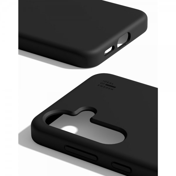 - Samsung Galaxy S24 Plus/Galaxy S25 Plus - Skal - Silicone Case MagSafe - Svart