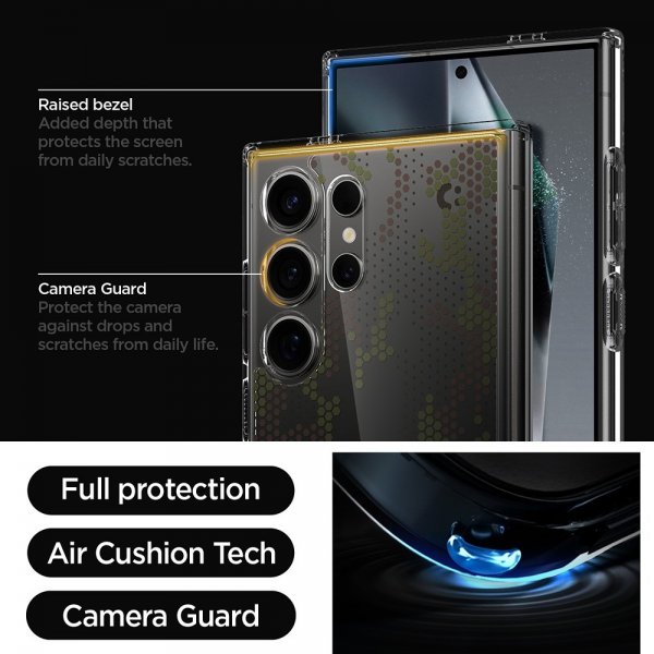 - Samsung Galaxy S24 Ultra - Skal - Ultra Hybrid - Digital Camo
