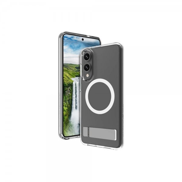 - Samsung Galaxy S25 Edge - Skal - Iceland Ultra D3O Qi2 Kickstand - Transparent